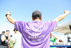  Le Marathon de Bakou « Cours plus vite que le vent »  en IMAGES