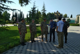   La délégation de l'OSCE arrive à Aghdam  