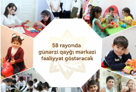     Azerbaïdjan:   les centres de garde d'enfants seront ouvertes dans 58 districts  