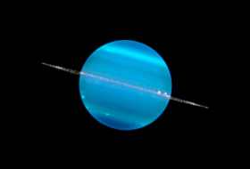 Les anneaux d'Uranus rendus visibles par les plus puissants télescopes