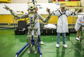 Le vaisseau Soyouz transportant le robot Fedor s'est arrimé à l'ISS