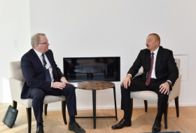 Ilham Aliyev a rencontré le PDG d'Equinor à Davos 