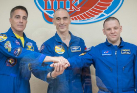 Un équipage spatial a quitté la Terre pour l'ISS en pleine pandémie