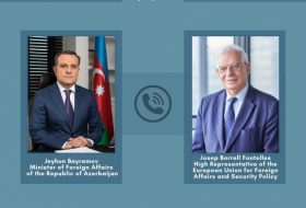   Le MAE d'Azerbaïdjan tient une conversation téléphonique avec Josep Borell  