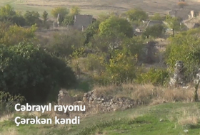  Vidéo  du village azerbaïdjanais de Tchéréken libéré de l'occupation 
