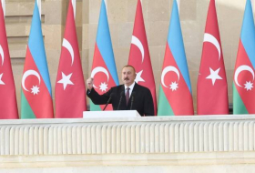   Ilham Aliyev:   «Aujourd'hui est un jour historique» 