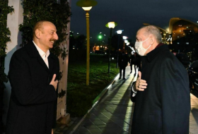  Ilham Aliyev et Erdogan ont dîné ensemble - VIDEO/PHOTOS