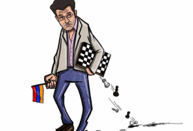 Airthings Masters: Teïmour Radjabov bat son adversaire arménien Levon Aronian -   Dessin de presse  