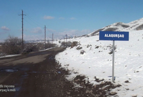   Le ministère de la Défense diffuse une   vidéo   du village d'Alagourchag de Goubadly  