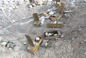  Des munitions abandonnées par l'armée arménienne retrouvées à Aghdam -  PHOTO  