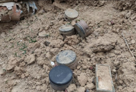 La police de la région de Latchine a découvert des mines à Utchtépé -  PHOTOS  