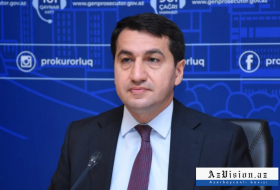  Le comportement de l'Arménie doit être sérieusement condamné, Hikmet Hadjiyev 