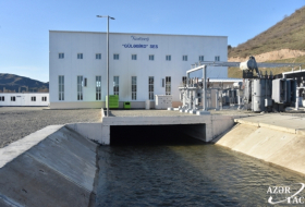   Des diplomates étrangers ont visité la centrale hydroélectrique «GÜLƏBİRD» à Latchine -   PHOTO    