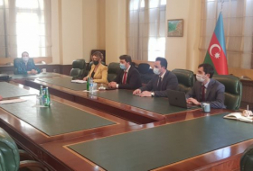  L'ambassadeur d'Allemagne à Bakou rencontre Toural Gandjaliyev 