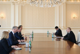  Le président Ilham Aliyev a reçu le représentant spécial de l’UE pour le Caucase du Sud 