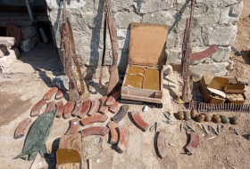   Des munitions abandonnées par des militaires arméniens ont été retrouvées à Khodjavend -   PHOTO    