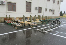  La police azerbaïdjanaise trouve un autre lot de munitions abandonné par les troupes arméniennes à Fuzouli 