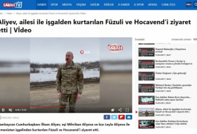  Visite du président au Karabagh dans les médias turcs 