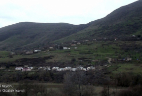   Une   vidéo   du village de Youkhary Guzdek de la région de Fuzouli a été diffusée  