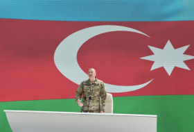  «Nous avons combattu et restauré la justice historique en versant le sang» - Ilham Aliyev 