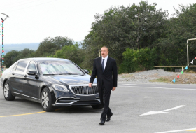 Le président Ilham Aliyev effectue une visite à Hadjygaboul - Mise à Jour