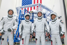 Espace: 4 astronautes à bord de l'ISS avec Thomas Pesquet en route vers la Terre