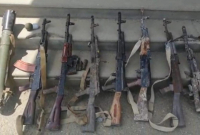   Des armes et munitions découvertes dans le territoire de la région de Khodjavend  