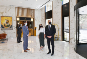  Le président Ilham Aliyev inaugure l'Hôtel Intercontinental à Bakou - Photos