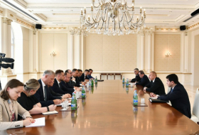  Le président Aliyev reçoit les MAE de trois pays et une délégation de l'UE 