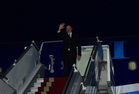   Le président Ilham Aliyev termine sa visite de travail à Sotchi  