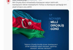   L'ambassade de Turquie félicite l’Azerbaïdjan à l'occasion de la Journée de la Renaissance nationale  