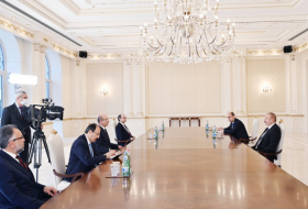  Le président azerbaïdjanais a reçu le président du Conseil de l'enseignement supérieur de Turquie 