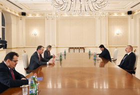  Le président Aliyev a reçu le représentant spécial de l'UE pour le Caucase du Sud 