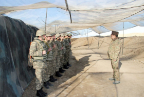  Le soutien logistique du personnel militaire de l'armée azerbaïdjanaise au Karabagh a été inspecté - PHOTOS
