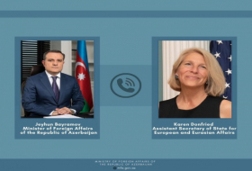  Le chef de la diplomatie azerbaïdjanaise informe la secrétaire d'État adjoint américaine de la provocation de l'Arménie à la frontière 