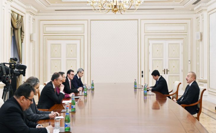 Le président Aliyev a reçu le représentant spécial de l`UE pour le Caucase du Sud 