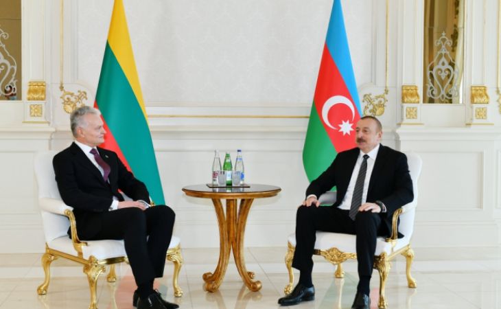  Les présidents azerbaïdjanais et lituanien ont eu un entretien