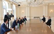  Le président azerbaïdjanais a reçu le ministre de l'Agriculture et des Forêts de Turquie 