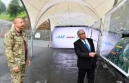 Visite du président Ilham Aliyev dans les régions de Göïgöl, Kelbédjer et Latchine- PHOTOS