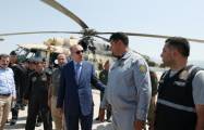   Erdogan a rencontré l'équipage de l'avion amphibie du ministère azerbaïdjanais des Situations d'urgence  