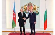  Entretien en tête-à-tête du président azerbaïdjanais Ilham Aliyev avec son homologue bulgare