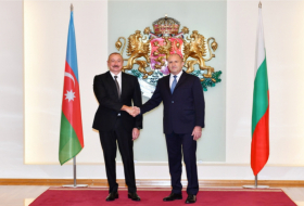  Les présidents de l'Azerbaïdjan et de la Bulgarie ont fait des déclarations à la presse 