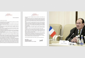   Jérôme Lambert adresse une lettre aux députés français au sujet de la résolution anti-azerbaïdjanaise  