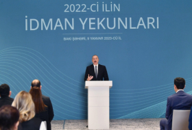  Président Aliyev: L'année dernière a été une année réussie pour le sport azerbaïdjanais 