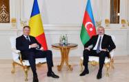  Les présidents azerbaïdjanais et roumain font des déclarations à la presse 