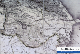  Le Caucase du Sud dans  les cartes historiques  . Première partie :  1858. 