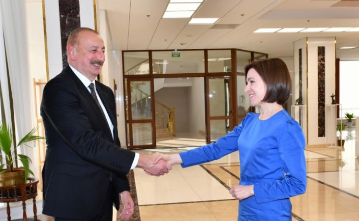 Chisinau : Entretien du président azerbaïdjanais avec la présidente moldave 