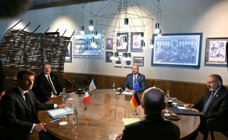   Début d`une réunion informelle des dirigeants de l’Azerbaïdjan, de l’Arménie, du Conseil européen, de l’Allemagne et de la France à Chisinau  