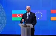  Chisinau : Charles Michel fait une déclaration à la presse à l’issue de la réunion informelle des dirigeants de l’Azerbaïdjan, de l’Arménie, du Conseil européen, de l’Allemagne et de la France 