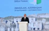   Ilham Aliyev : Un nettoyage ethnique a été mené contre nous  